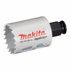 Makita E-03763, Unique, Perceuse, Acier, Aluminium, Plastique, Bois, Acier inoxydable, Blanc, Bimétal, 4,4 cm