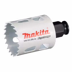 Makita E-03785, Unique, Perceuse, Acier, Aluminium, Plastique, Bois, Acier inoxydable, Blanc, Bimétal, 4,4 cm