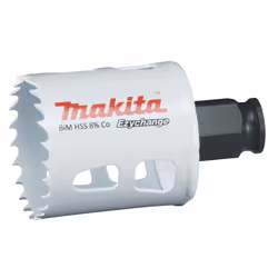 Makita E-03791, Unique, Perceuse, Acier, Aluminium, Plastique, Bois, Acier inoxydable, Blanc, Bimétal, 4,4 cm