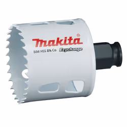 Makita E-03844, Unique, Perceuse, Acier, Aluminium, Plastique, Bois, Acier inoxydable, Blanc, Bimétal, 4,4 cm