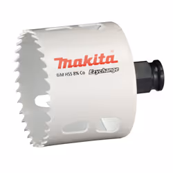 Makita E-03888, Unique, Perceuse, Acier, Aluminium, Plastique, Bois, Acier inoxydable, Blanc, Bimétal, 4,4 cm