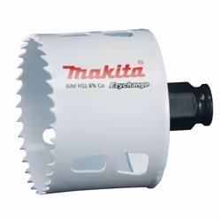 Makita E-03894, Unique, Perceuse, Acier, Aluminium, Plastique, Bois, Acier inoxydable, Blanc, Bimétal, 4,4 cm