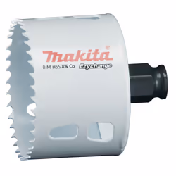 Makita E-03919, Unique, Perceuse, Acier, Aluminium, Plastique, Bois, Acier inoxydable, Blanc, Bimétal, 4,4 cm