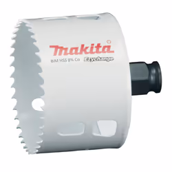Makita E-03925, Unique, Perceuse, Acier, Aluminium, Plastique, Bois, Acier inoxydable, Blanc, Bimétal, 4,4 cm