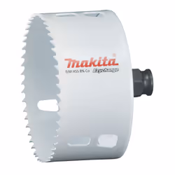 Makita E-03981, Unique, Perceuse, Acier, Aluminium, Plastique, Bois, Acier inoxydable, Blanc, Bimétal, 4,4 cm