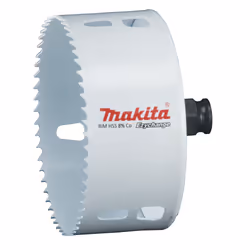 Makita E-04008, Unique, Perceuse, Acier, Aluminium, Plastique, Bois, Acier inoxydable, Blanc, Bimétal, 4,4 cm