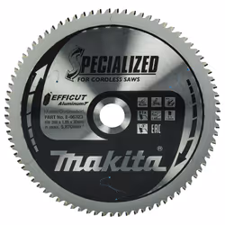 Makita E-06323, Disque de coupe, Moyeu déporté, Makita, 1,85 mm, Métallique, Aluminium