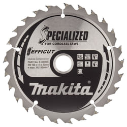 Lame de scie Makita; 150x20x1,4 mm; T25; 23°