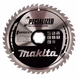 Lame de scie Makita; 216x2x30 mm; Z45; 10°