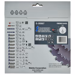 Makita E-06987 accessoire pour meuleuse d'angle Disque de coupe
