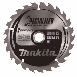 Makita Efficut, 18,5 cm, 3 cm, 1,45 mm, 1 pièce(s)