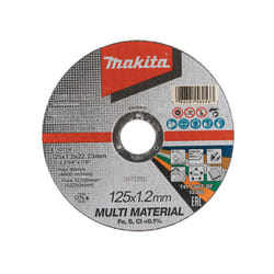 Disque à tronçonner mince 125 x 1,2 x 22,23 mm C46T multi-matériaux Makita E-10724