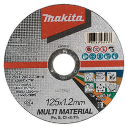 Disque abrasif Makita E-10724 T41; 125x1,2x22,23 mm