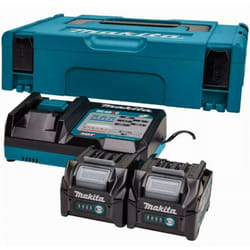 40V Li-ion max Set de démarrage - 2 batteries 2,5 ah - Mbox - 191V27-4 - Makita
