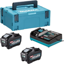 Power Source Kit 2x bl 4050 f batterie 40 v max. 5,0 Ah xgt + chargeur dc 40 ra + Makpac ( 191V35-5 ) - Makita