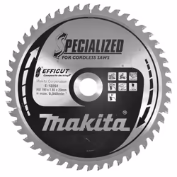 Makita E-12251, Plastique, Bois, 19 cm, 2 cm, 8040 tr/min, 1,85 mm, Makita