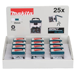 Peu de tournevis Makita E-12360-12; PH2; 25 mm; 300 unités