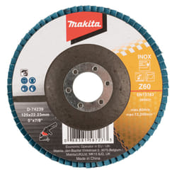 Meule-éventail Makita D-74239; 125x22,3 mm; Z60