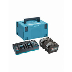Makita - 40V Li-ion max Set de 2 batteries 8.0Ah - Chargeur - Mbox - 191Y97-1