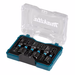 Jeu de clés à douille Makita E-15768; 1/4''; 6-13 mm; 6 unités
