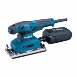 Contenu de la livraison: - 1x Makita BO 3710 - Ponceuse vibrante / ponceuse de 190 W - 1x boîte à poussière en plastique - 1x ...