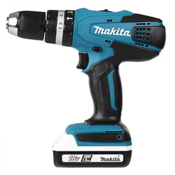 Makita HP457DWE perceuse Sans clé 1,7 kg Noir, Bleu