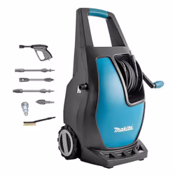 Nettoyeur haute pression Makita 1700 W - HW111 Le nettoyeur haute pression Makita HW111 léger, es t idéal pour tous les trava ...