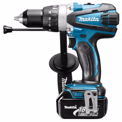 Makita BHP458RFJ, Perceuse à poignée pistolet, 1,3 cm, 7,6 cm, 1,3 cm, 1,5 mm, 400 tr/min