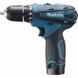 Makita DF330DWJ, Perceuse à poignée pistolet, 1 cm, 2,1 cm, 1 cm, 350 tr/min, 1300 tr/min