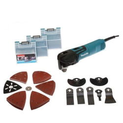 Découpeur Ponceur Multifonctions Makita TM3010CX3J - 320W - Avec Accessoires - En Coffret mak-pac