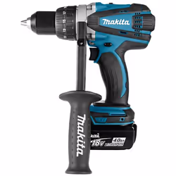 Makita DDF458RMJ, Perceuse à poignée pistolet, 1,3 cm, 7,6 cm, 1,3 cm, 1,5 mm, 400 tr/min