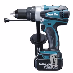 Makita DHP458RMJ, Perceuse à poignée pistolet, Sans clé, 1,3 cm, 7,6 cm, 1,3 cm, 1,5 mm