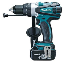 Makita DHP458RF3J perceuse 2,4 kg Noir, Bleu, Argent