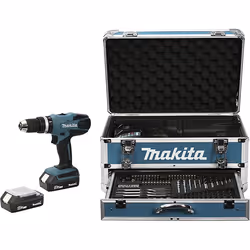 Makita HP457DWEX4, Perceuse à poignée pistolet, 1,3 cm, 1400 tr/min, 3,6 cm, 1,3 cm, 1,3 cm