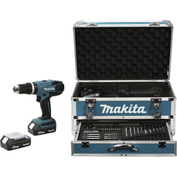 Makita HP457DWEX4 perceuse 1400 tr/min 1,7 kg Noir, Bleu