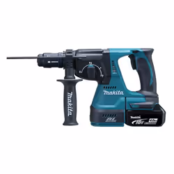 Makita DHR243RMJ, 2,4 cm, 950 tr/min, 2 J, 4700 bpm, 1,3 cm, 2,7 cm