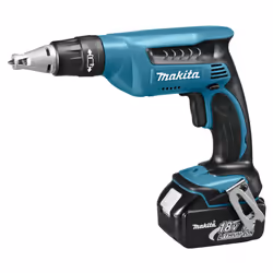 Makita DFS451RFJ, Tournevis électrique, Poignée de pistolet, 1/4", Noir, Bleu, 4000 tr/min, 4 mm