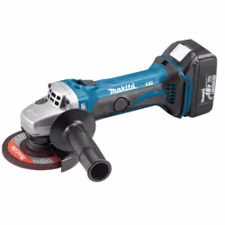 Makita DGA452RFJ, 10000 tr/min, 11,5 cm, Batterie, 3 Ah, 2,3 kg