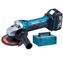 Makita DGA452RMJ, 10000 tr/min, 11,5 cm, Batterie, 2,3 kg