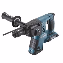 Makita DHR264Z, Noir, Bleu, 2,6 cm, 1250 tr/min, 2,5 J, 5000 bpm, 1,3 cm