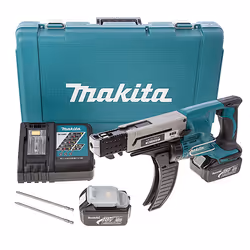 Tournevis Makita DFR550RFE; 18 V; 2x3,0 Ah accu.