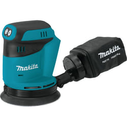 Makita DBO180Y1J ponceuse portative Ponceuse orbitale 11000 tr/min Noir, Bleu