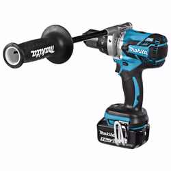 Makita DDF481RTJ perceuse Sans clé 2,6 kg Noir, Bleu