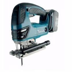 Makita DJV180RM1J, Noir, Bleu, 45°, -45 - 45°, 13,5 cm, 1 cm, 7 m/s²