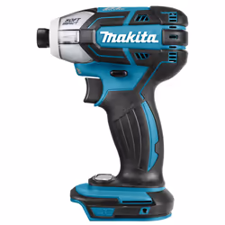 Makita DTS131ZJ, Visseuse à percussion, Poignée de pistolet, 1/4", Noir, Bleu, Gris, Sans brosse, 3000 tr/min