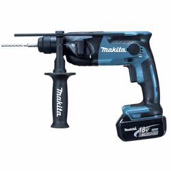 Makita DHR165RMJ, Noir, Bleu, 1,6 cm, 5300 tr/min, 1,3 J, 1,3 cm, 2,4 cm