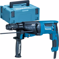 Makita HR2631FTJ, SDS Plus, Noir, Bleu, 2,4 cm, 2,4 J, Secteur, 800 W