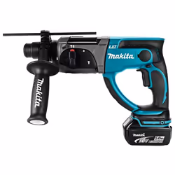 Marteau perforateur Makita DHR202RTJ; 2,0 J; SDS-plus; 18 V; 2x5,0 Ah accu.