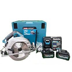 Makita HS004GM201 scie circulaire portative 19 cm Vert, Argent 6000 tr/min