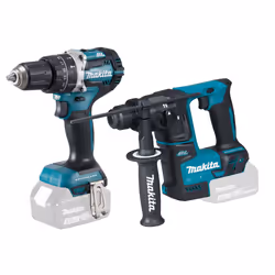Makita DLX2278, Clé à chocs sans fil, Marteau rotatif sans fil, 680 tr/min, 4800 bpm, 101 dB, 90 dB, 3 dB
